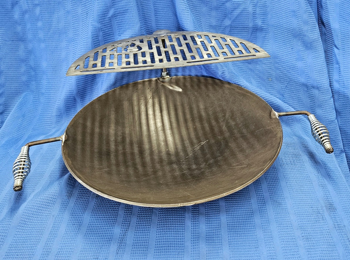 Heavy Duty Disc Cooker/Fryer with grease drip shelf