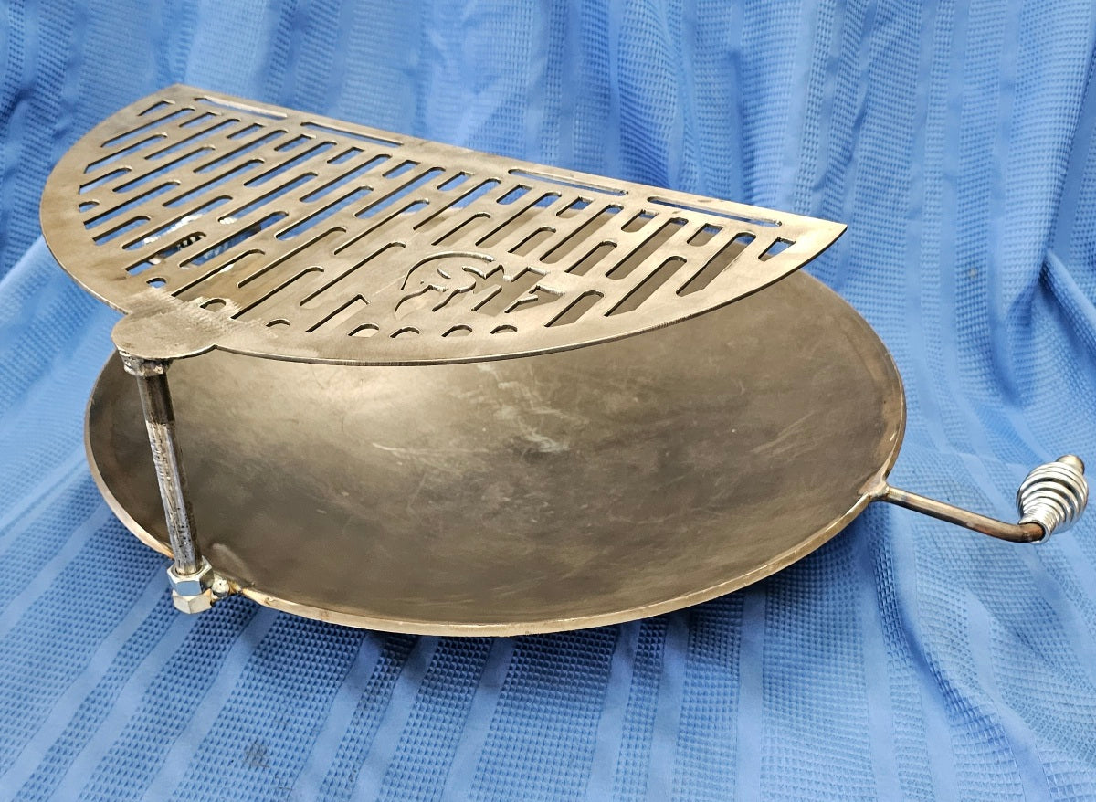 Heavy Duty Disc Cooker/Fryer with grease drip shelf