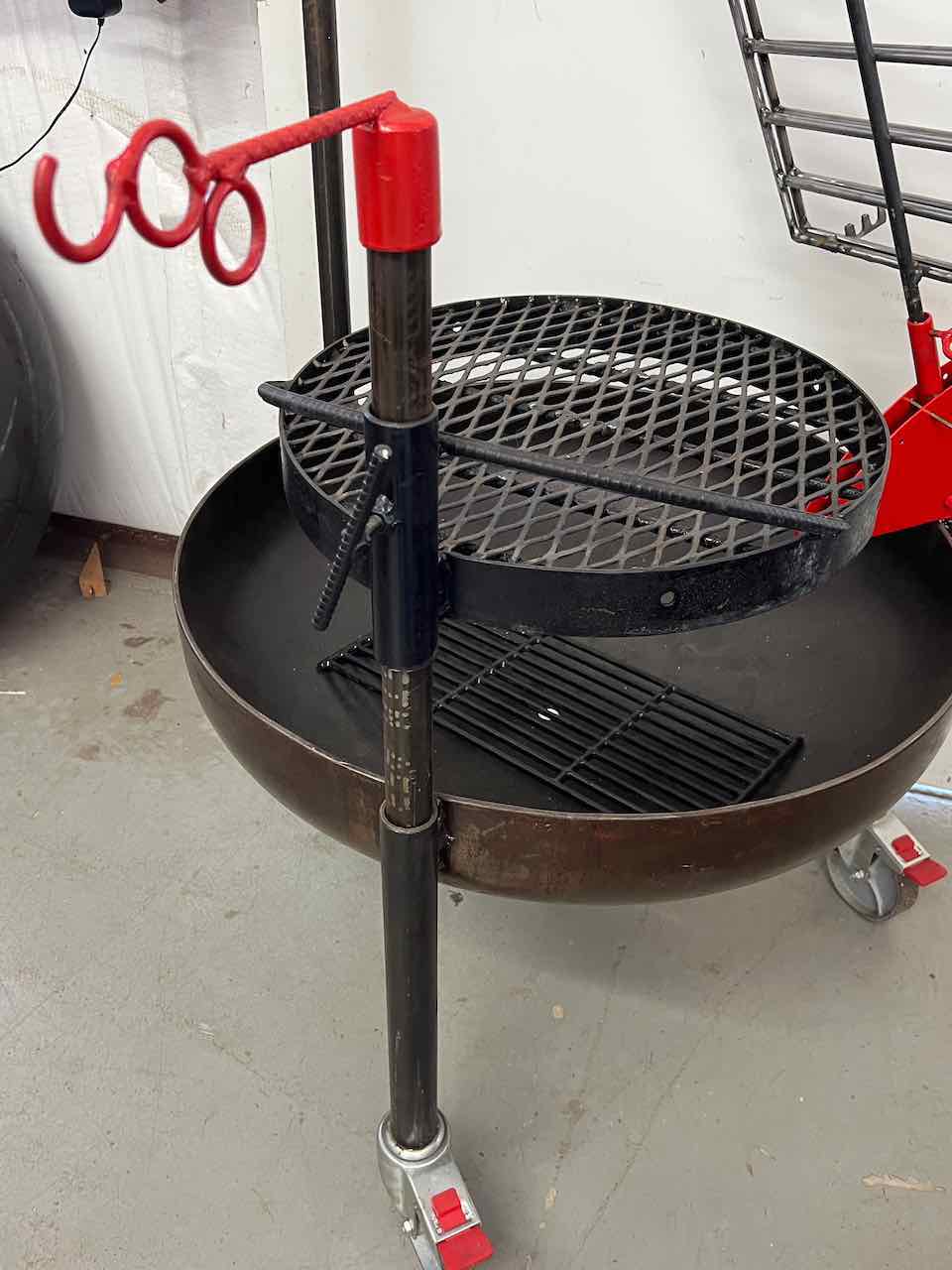 The Black Gap live fire pit and cooker