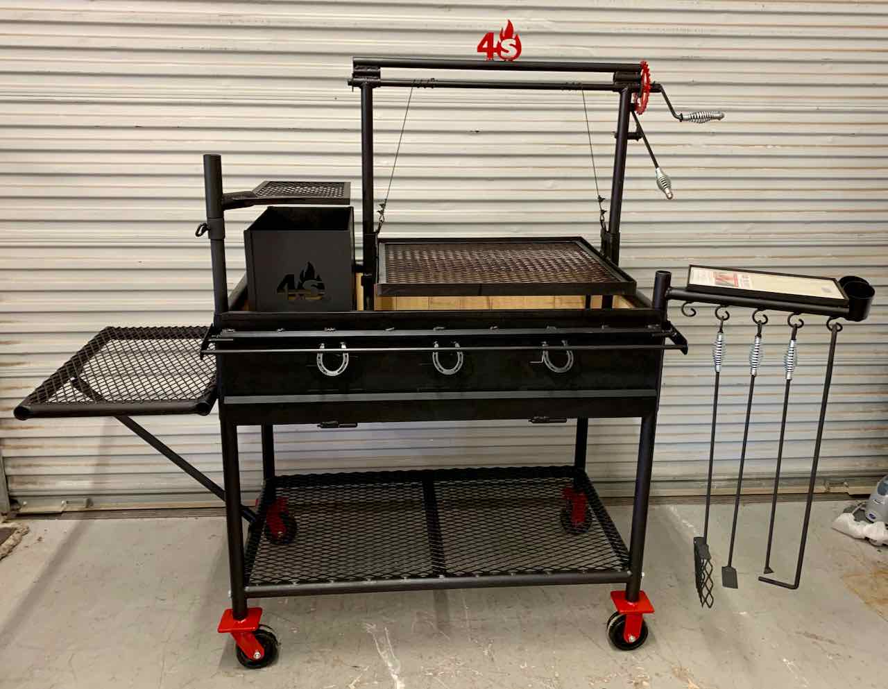 Custom Convertible Live Fire Grill
