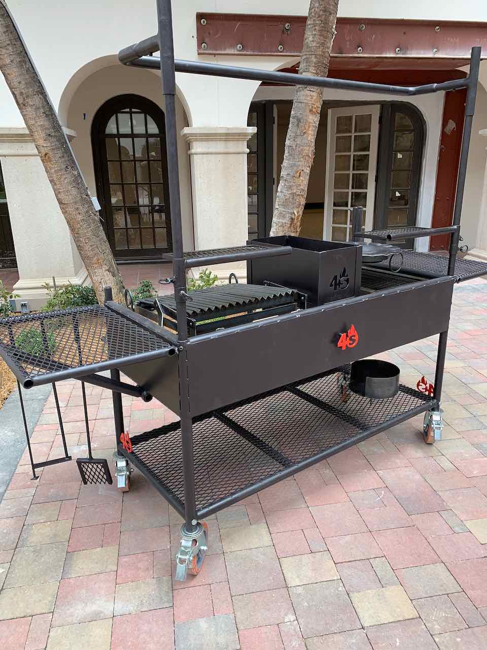 The Texan Custom Designed Live Fire Grill